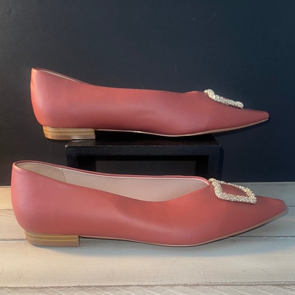 Journee Collection Pink‎ Flats with Decorative Buckle - Picture 3 of 5
